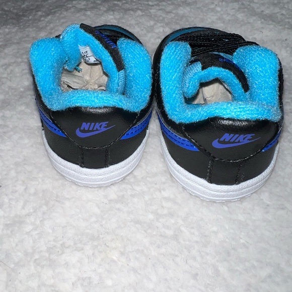 Nike Force 1 Baby Crib Booties Size 2C New in Box Racer Blue - Picture 6 of 8